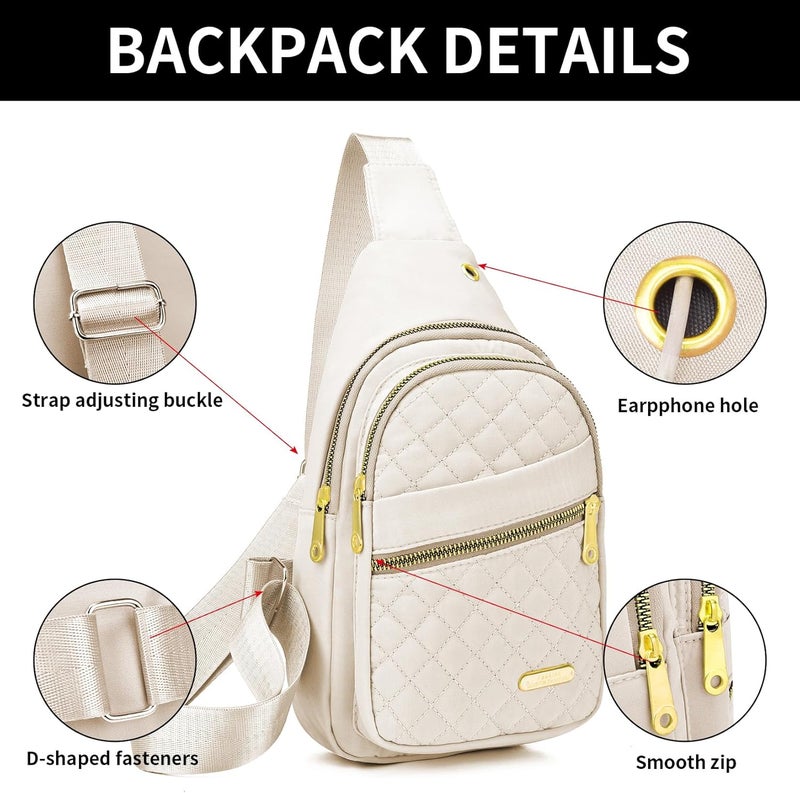 Aisijimo Store Small Sling Bag For Women Men Casual Crossbody Sling Backpack | Small, Casual, Crossbody, Small, Casual, Crossbody - Image 4
